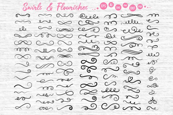 Download Swirls and Flourishes Clipart - Art Collection