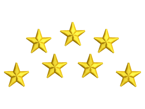 Download Golden Stars Embroidery Pattern - Golden Collection