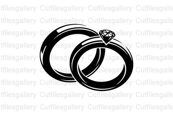 Download Couple Wedding Ring SVG, Marriage Rings - Marriage Collection