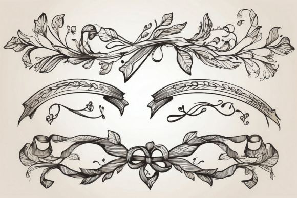 Download About Hand Drawn Floral Decorative Borde - Floral Collection